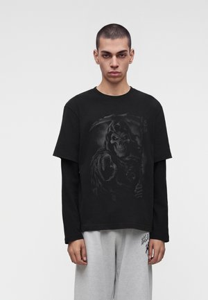 Wasted Paris, REAP UNISEX - Блуза с дълги ръкави - faded black/black