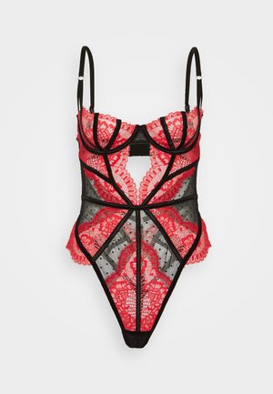 SECRET SEDUCTION CROTCHLESS  - Body - black/red