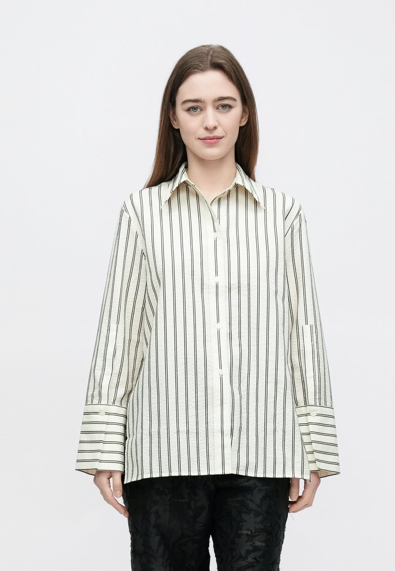 DAY Birger et Mikkelsen MYLO DELICATE STRIPES - Blusa com botões - pistachio