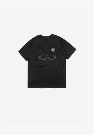 Wasted Paris, SHARP FOOTBALL UNISEX - T-shirt imprimé - black