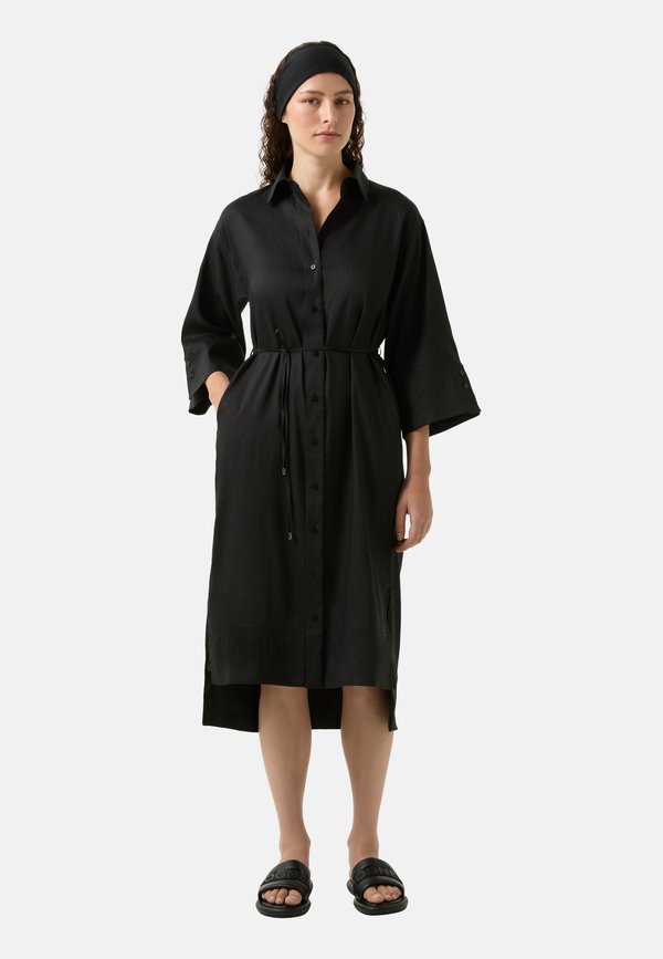 REIKA - Blusenkleid - schwarz