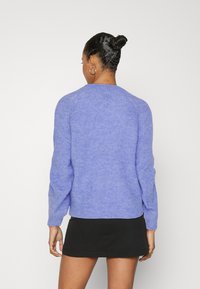 JDY JDYINGEBORG ADA LIFE V-NECK - Vesta - iolite/white ply