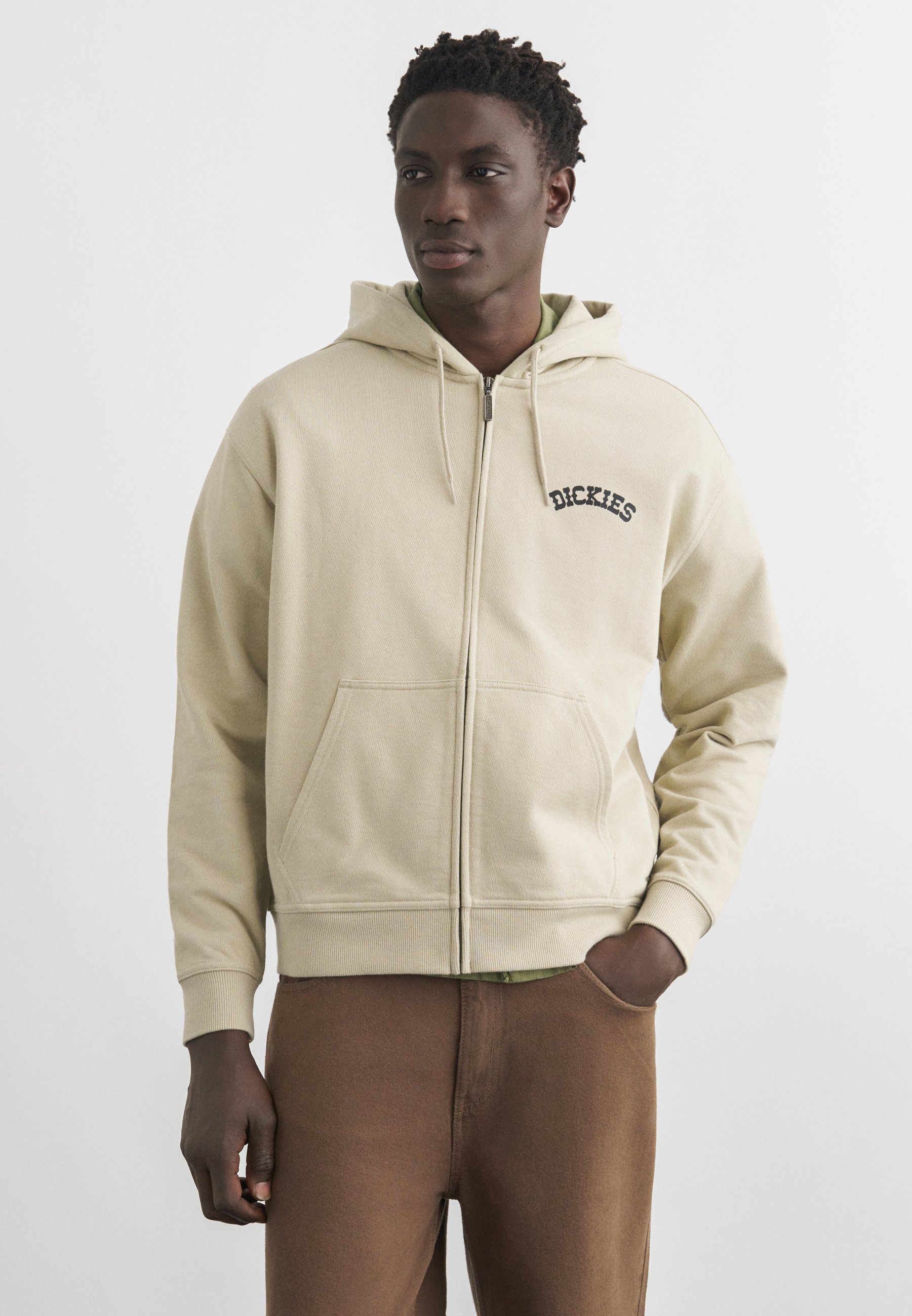 Dickies BETTSVILLE HOODIE - Sweater met rits - eucalyptus