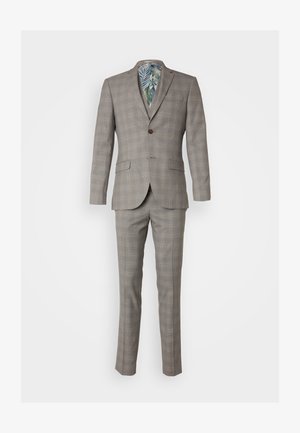 Isaac Dewhirst CHECK SET - Oblek - grey