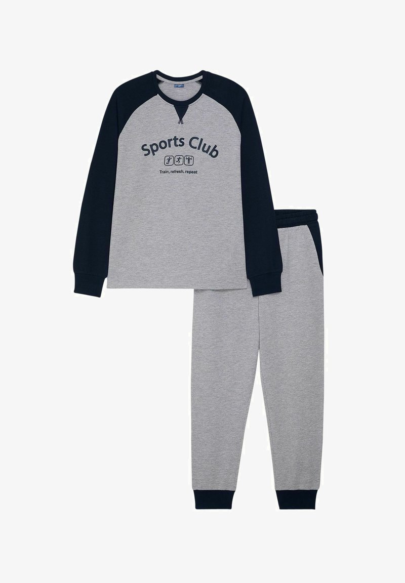 Pigiama Lungo in Cotone Premium Mercerizzato e Tela Stampa Righe Pigiama Lungo in Cotone Premium Mercerizzato e Tela Stampa Righe