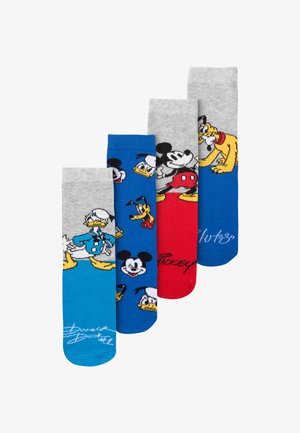 Disney 4ER PACK MICKEY MOUSE DONALD DUCK PLUTO SNEAKER - Socken - mehrfarbig