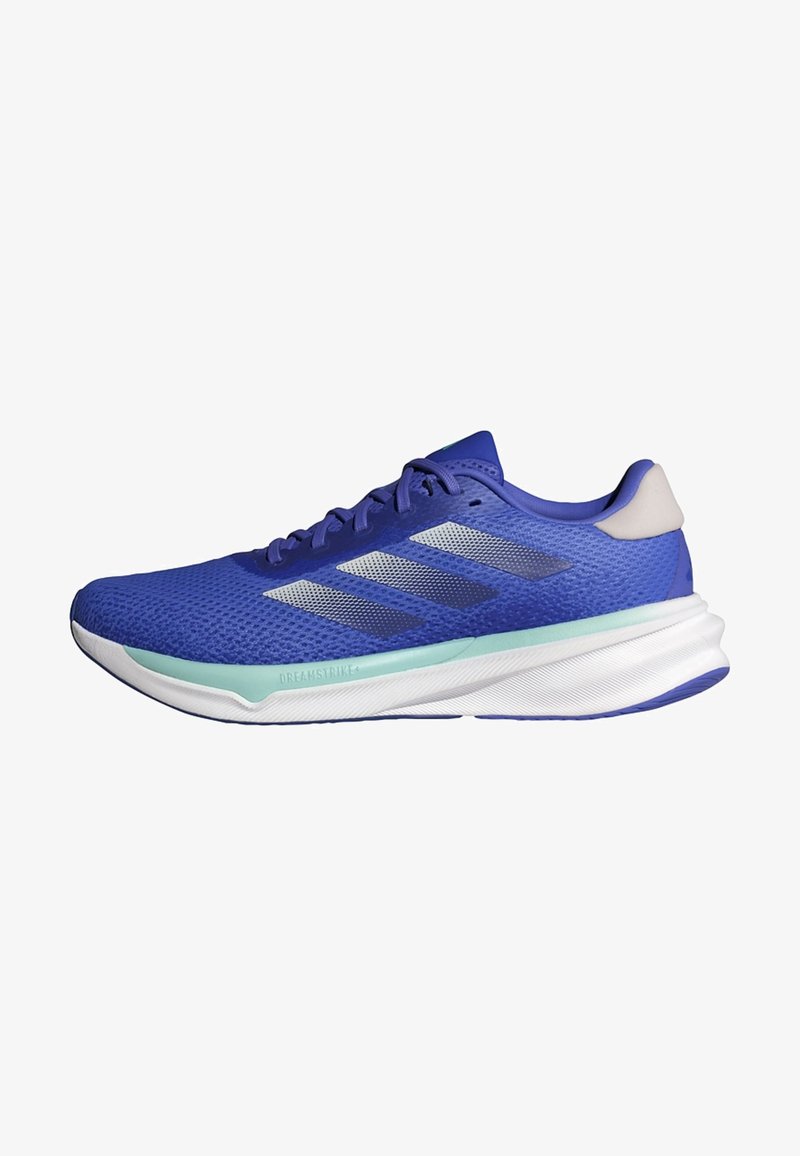 adidas Performance SUPERNOVA STRIDE - Road running shoes - blue metalic/flash aqua
