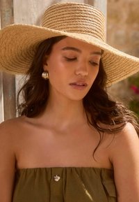 Next FLAT TOP WIDE BRIM - REGULAR FIT - Pălărie - neutral