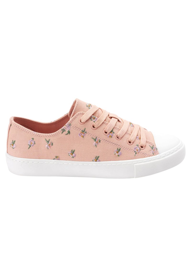 Next BASEBALL CANVAS Baskets basses pink floral/rose ZALANDO.FR
