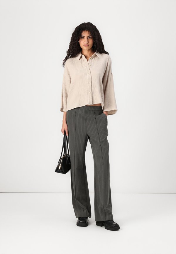 PCBOSSY WIDE STRIPED PANTS - Trousers - magnet4