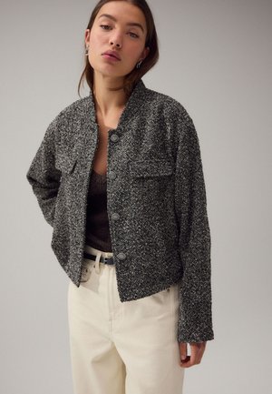 Next REGULAR FIT - Chaqueta de entretiempo - neutral grey black white