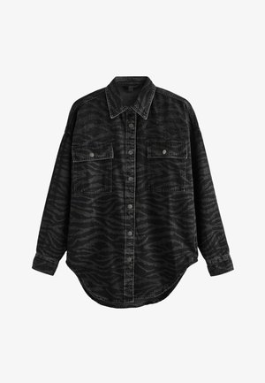 Next PRINTED - Bluza s gumbima - black zebra