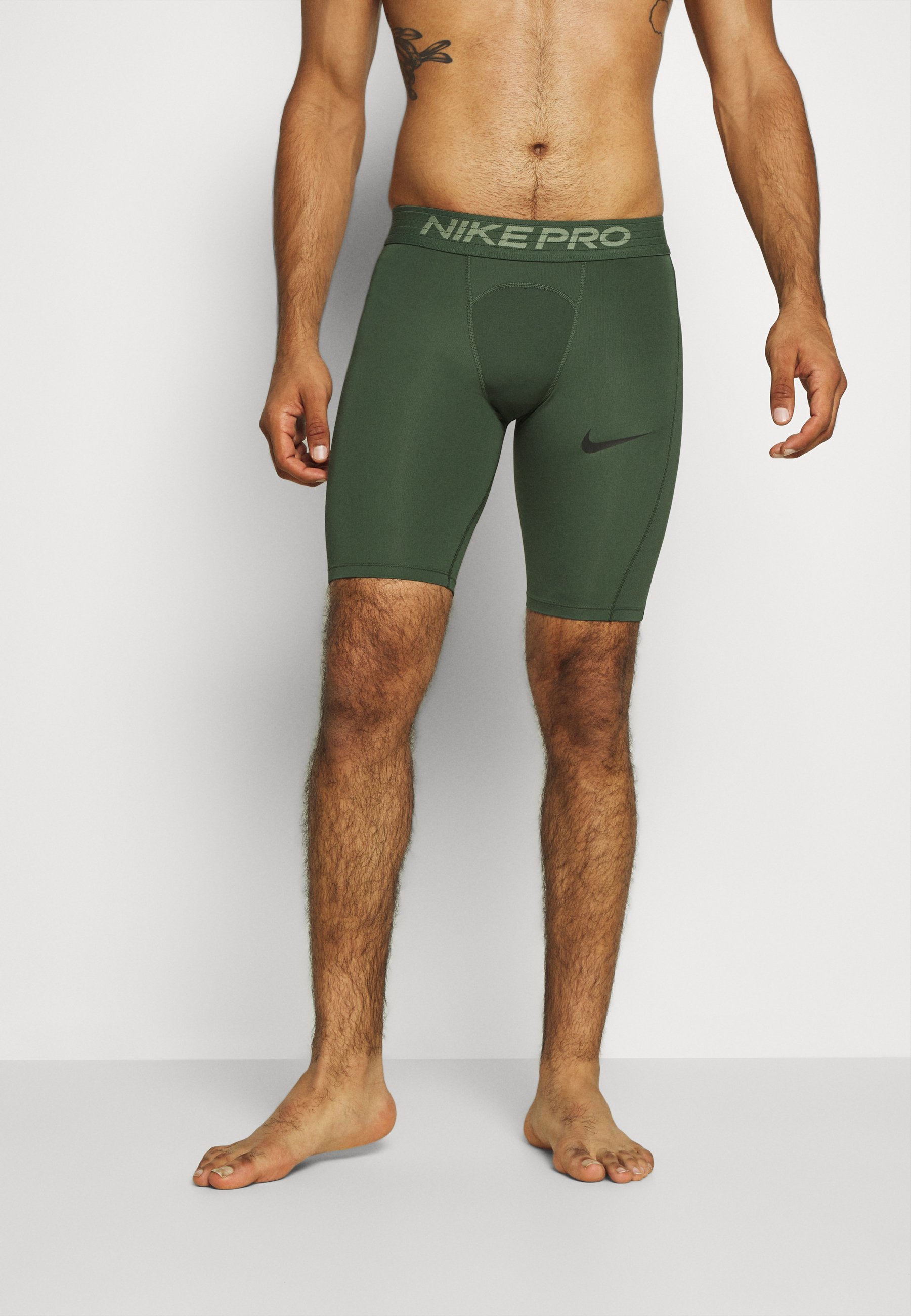 Nike Performance SHORT LONG - Tights - galactic jade/black/dunkelgrün -  Zalando.de