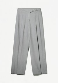 DARTED WITH BUCKLE  - Bukser - dark grey