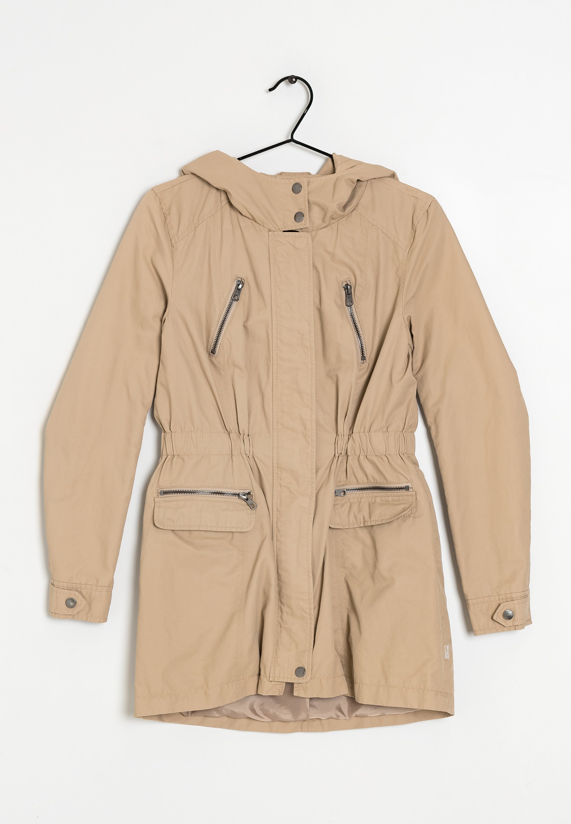 Parka Beige Damen Only ONLY Parka Beige (Pre-owned) Zalando