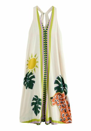 Next PETITE FIT - HALTERNECK   - Maksimekko - tropical leopard placement print