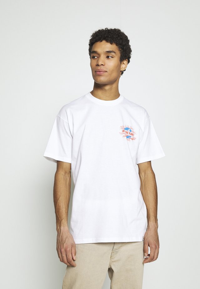 LOVE PLANET - T-shirt imprimé - white