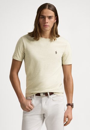 CUSTOM SLIM FIT JERSEY CREWNECK T-SHIRT - Lihtne T-särk - expedition dune heather