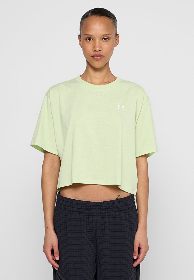 Under Armour T-shirt basic lichtgroen Under Armour T-shirt basic lichtgroen