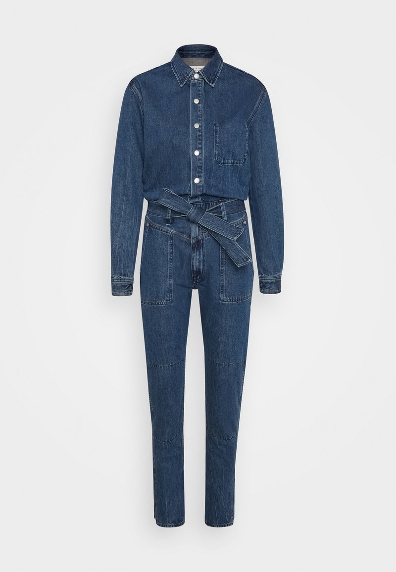 Damen Kleider | rag & bone MIA Jumpsuit vincent/blau - IF98521 Damen Kleider | rag & bone MIA Jumpsuit vincent/blau - IF98521