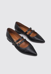 Sandra Fontán BAIX - Bailarinas con hebilla - black