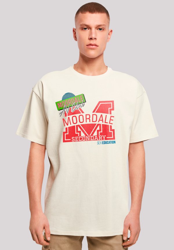 SEX EDUCATION MOORDALE M COLLAGE NETFLIX TV SERIES - T-Shirt print - sand
