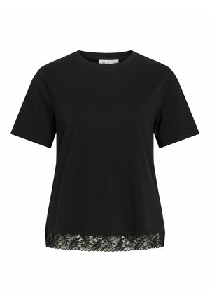VILA, Short-Sleeved VIVORA Round neck - T-shirt imprimé - black