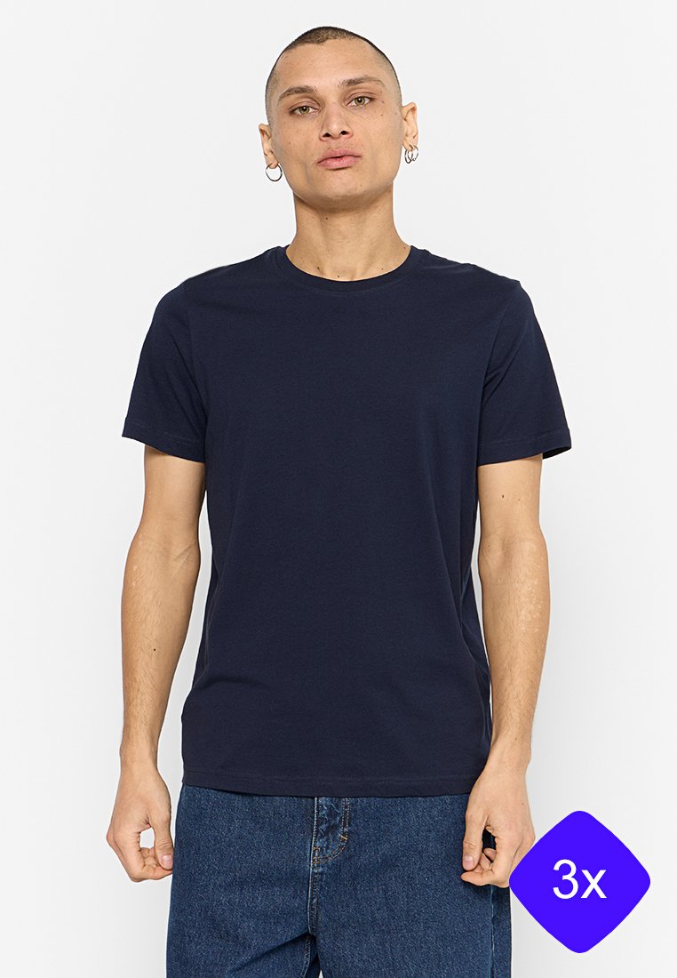 Selected Homme T-shirt basic donkerblauw