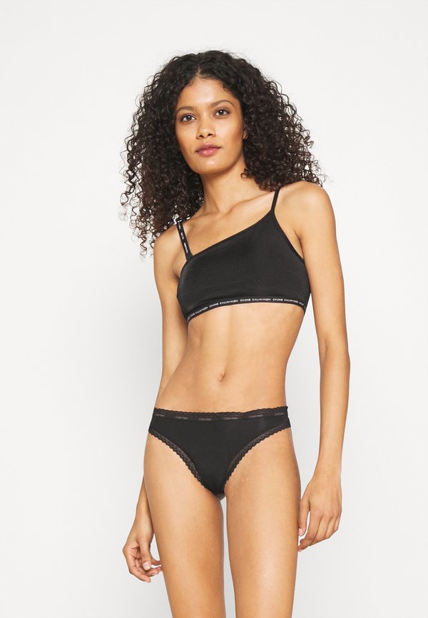 THONG MICROFIBER EDGE LACE - Thong4