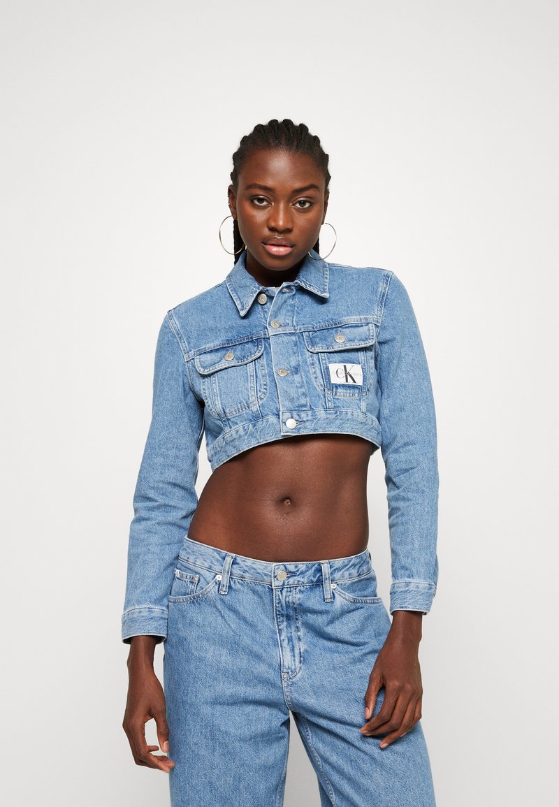 Calvin Klein Jeans EXTREME CROP 90S Denim jacket denim medium/blue