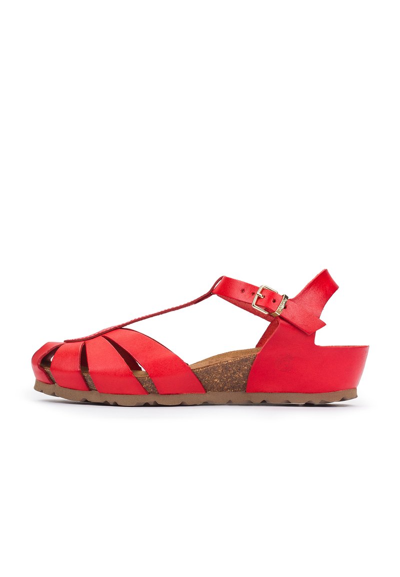 WONDERS Sandalias Con Plataforma - Pergamena Rojo/naranja