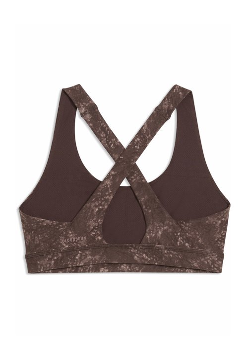 PUMA BRA MID - Medium support sports bra - chocolate brown — photo 5