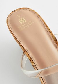 Next Slip-on sandaler - clear