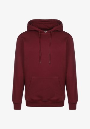 Bordo spalva gobtuvas su kengūros kišene, reguliuojama raištelio gobtuvu, raukšlėtomis rankovėmis ir apačia. Minkšta medžiaga su glotna tekstūra.