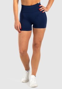 Smilodox ISSY SEAMLESS SCRUNCH  YOGA & PILATES - Tights - marineblau