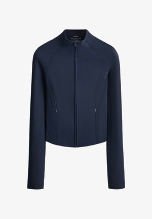OYSHO, RIB TECHNICAL RUNNING JACKET 31645332 - Trainingsvest - blue
