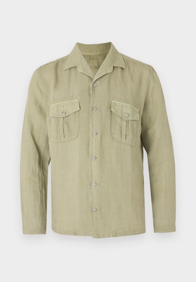 120% Lino LONG SLEEVE REGULAR FIT MEN - Ing - cactus