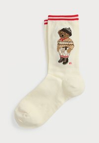 POLO BEAR COTTON-BLEND CREW SOCKS - Čarape - ivory