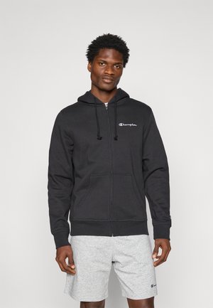 ICONS CONTRAST FULL ZIP HOODIE  - Sweat zippé - black