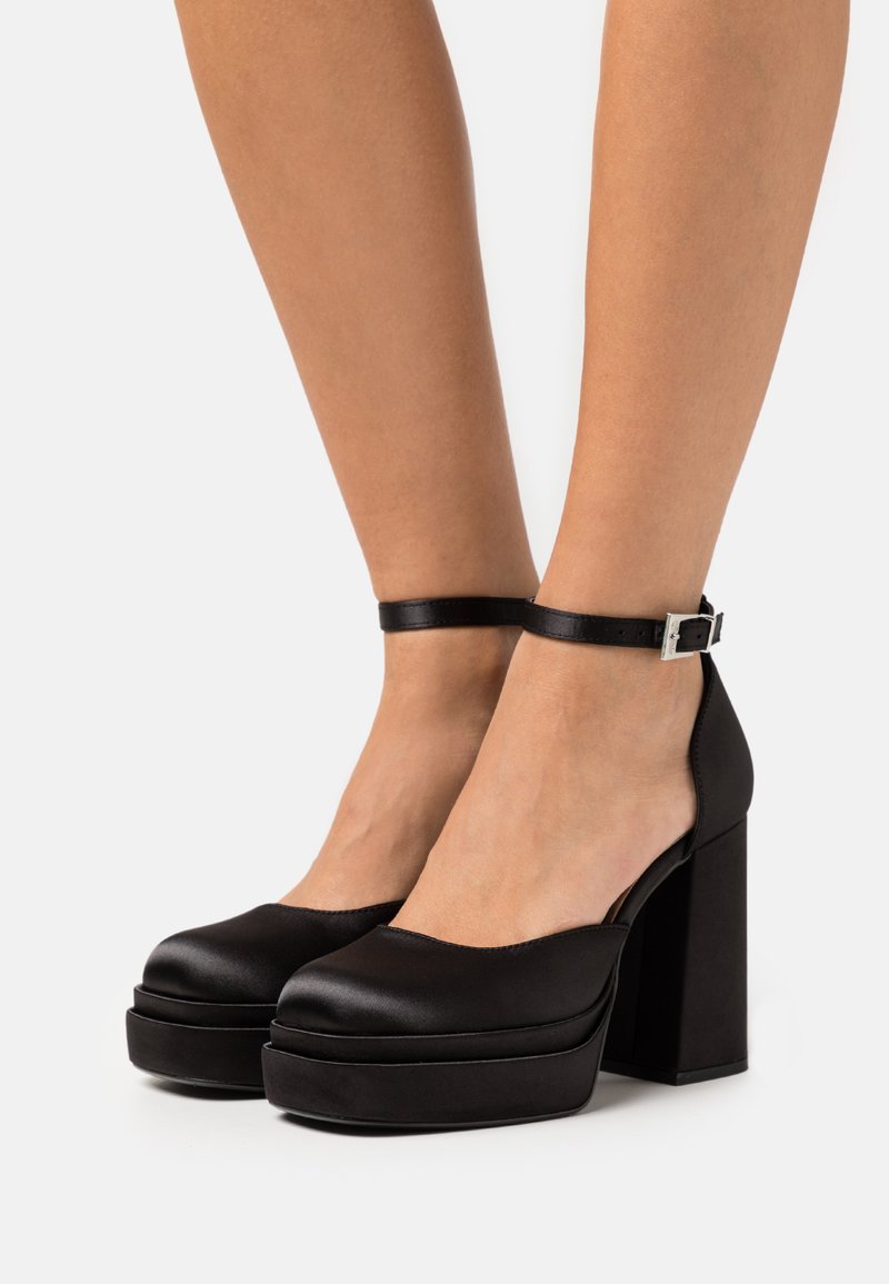 Buffalo - MAY DORSAY - Scarpe con plateau - black, Ingrandire