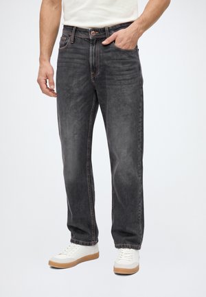 Jack & Jones, JJIALEX JJCREW SQ 063 - Τζιν χαλαρής εφαρμογής - black denim