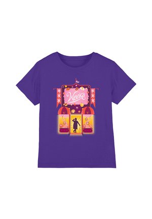 Warner Brothers, WILLY WONKA AND THE CHOCOLATE FACTORY/SHOP UNISEX - T-Shirt print - purple