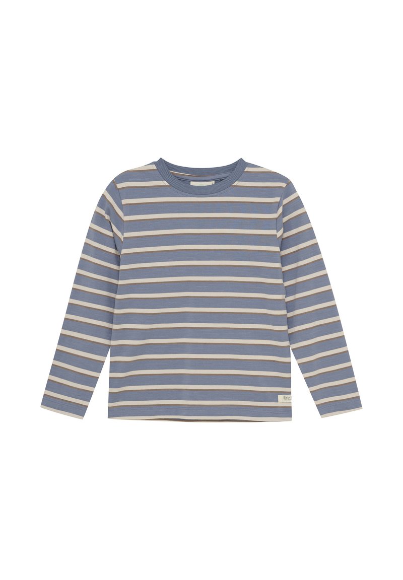 EN FANT ENT-Shirt LS Stripe - Pitkähihainen paita - flint stone