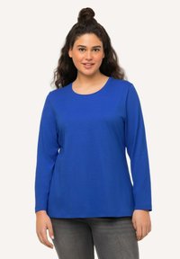 Ulla Popken COL ROND - Langarmshirt - royalblau
