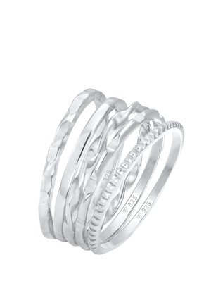 5 PACK BASIC - Ring - silberfarben