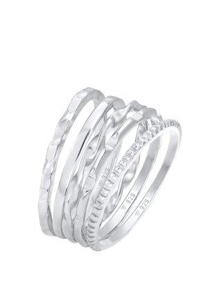 Elli 5 PACK BASIC - Ring - silber