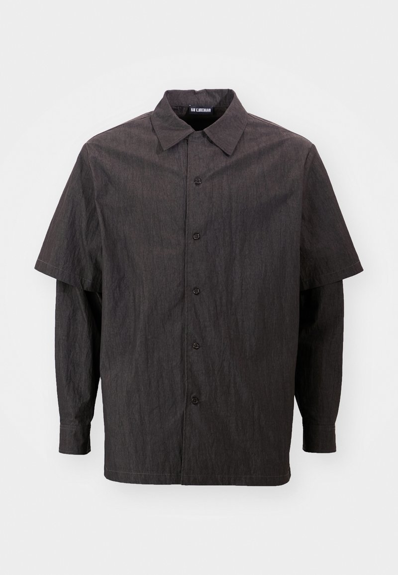 Han Kjøbenhavn Overhemd donkergrijs