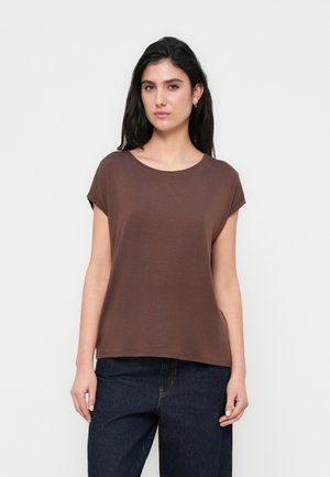 VMAVA - Basic T-shirt - chocolate martini