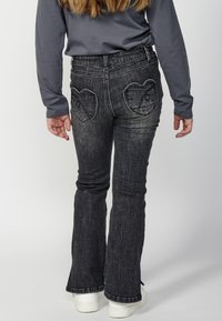 Koroshi Bootcut farmer - black denim