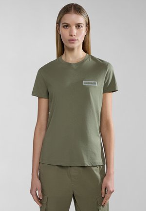 Napapijri T-shirt basic - green lichen